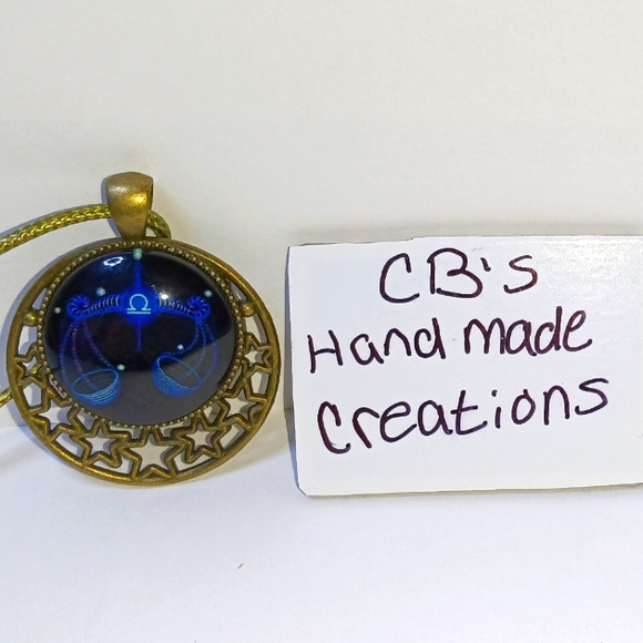 Libra Zodiac Pendant - Picture 1 of 1